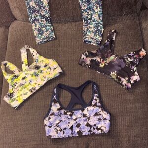 Old Navy Kids Floral Matching Sets - Blue, Yellow, Black